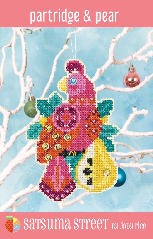 (image for) Partridge and Pear Ornament - FULL KIT